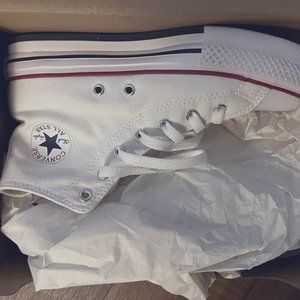 Platform Converse, White Size 4.5 Junior (7.-7.5W)